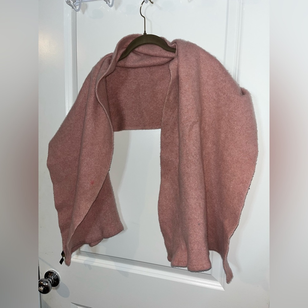 Charter Club 100% Cashmere Luxury OS Pink Soft Girl Natural Fibers Winter Scarf